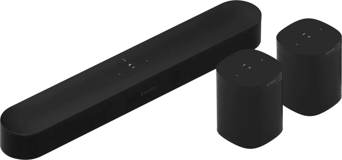 Surround sound living room